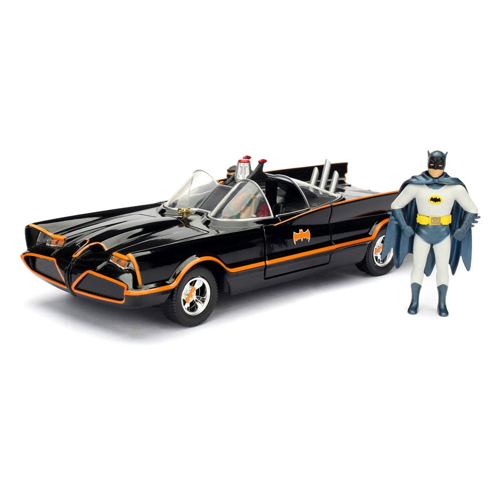 DC Comics Batman 1966 Classic Batmobile Diecast Model 1/24