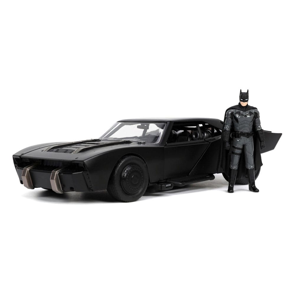 DC Comics Batman Batmobile 1/24 Scale Diecast Model with Figure