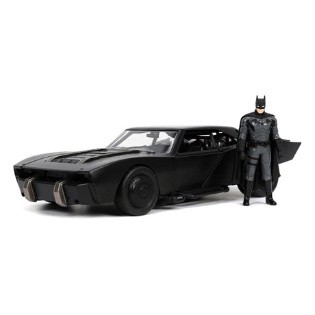 DC Comics Batman Batmobile 1/24 Scale Diecast Model with Figure