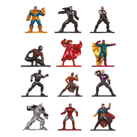 Marvel Nano Metalfigs Diecast Mini Figures 24-Pack Display from Jada Toys