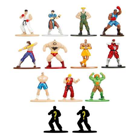 Street Fighter Nano Metalfigs Diecast Mini Figures 24-Pack by Jada Toys