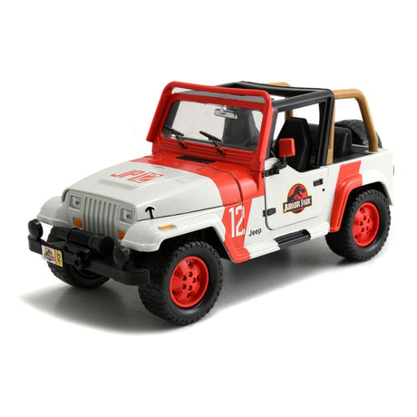 Jurassic World 1992 Jeep Wrangler Diecast Model 1/24 by Jada Toys