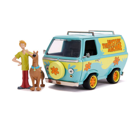 Scooby-Doo Official Mystery Van Diecast Model 1/24 with 2 Figures