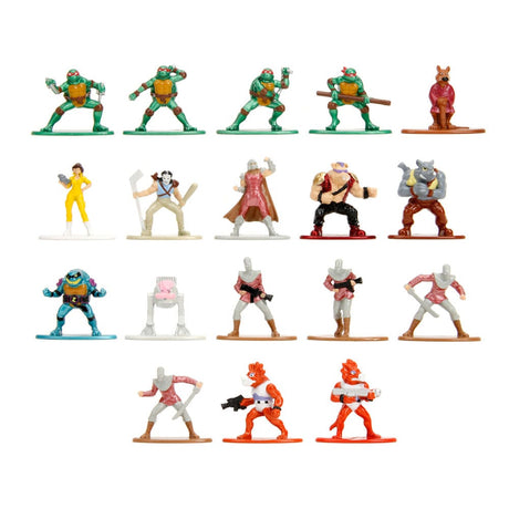 Teenage Mutant Ninja Turtles Nano Metalfigs Diecast Mini Figures 18-Pack, Wave 2