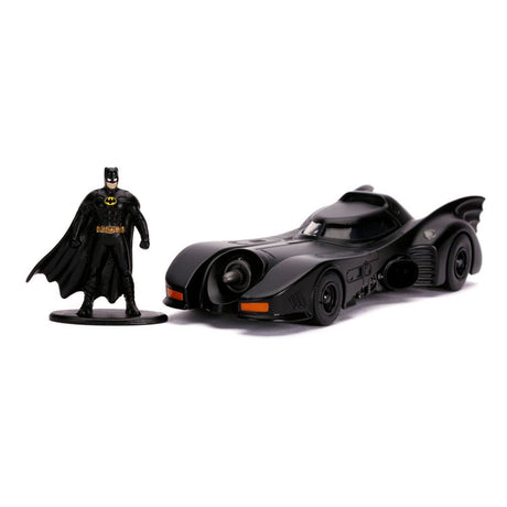 Batman 1989 Batmobile with Figure - Hollywood Rides Diecast Model