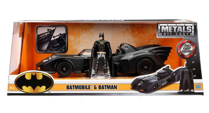 Batman 1989 Batmobile 1/24 Diecast Model with Figure