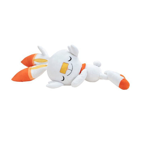 Sleeping Scorbunny Pokémon Plush Figure - 45 cm Jazwares Edition