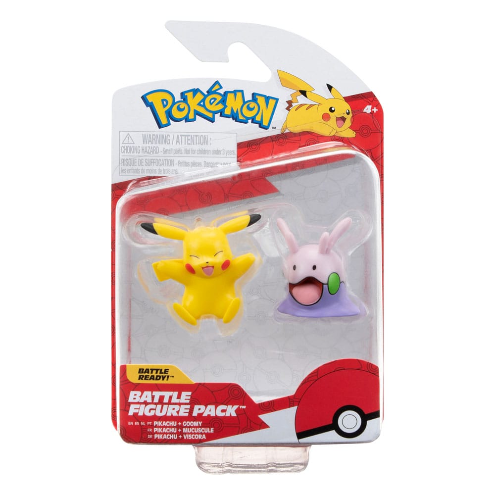 Pokémon Battle Figure Pack Mini: Pikachu & Goomy - 5cm