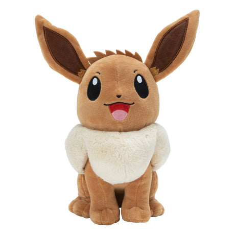 Cheerful Eevee Plush Figure from Pokémon, 30cm by Jazwares