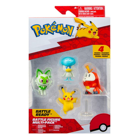 Pokémon Gen IX 4-Pack Battle Figure Set by Jazwares