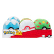 Pokémon Plush Figures Set, Official Poké Balls Collection by Jazwares