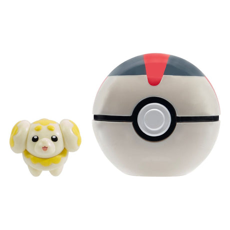 Pokémon Clip'n'Go Poké Balls Fidough & Timer Ball Set