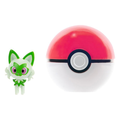 Pokémon Clip'n'Go Sprigatito with Poké Ball