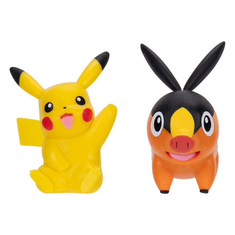 Pokémon Tepig & Pikachu Mini-Figures 2-Pack, 8 cm by Jazwares