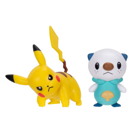 Pokémon Oshawott & Pikachu Mini-Figures 8cm by Jazwares
