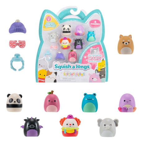 Squishmallow Squish-a-longs Mini Figures: 8-Pack Style 3