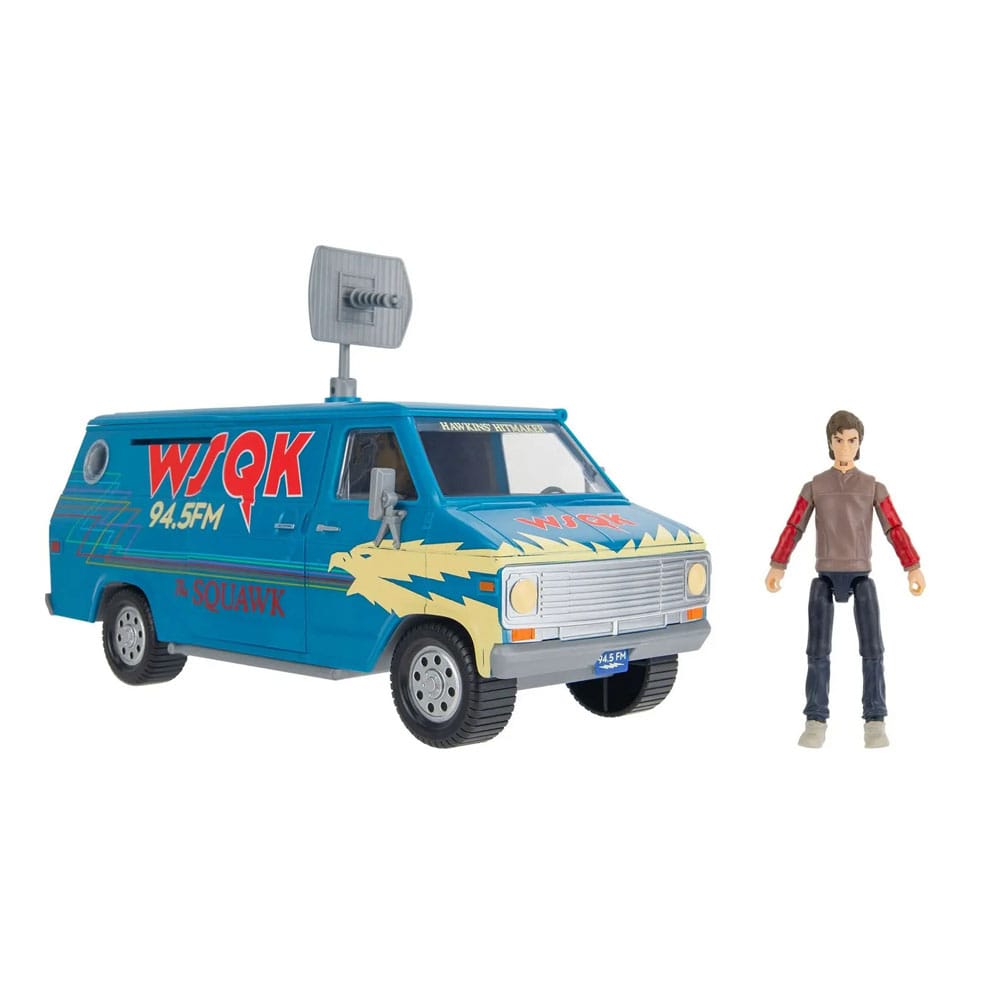 Stranger Things Squawk Van Playset with Steve Action Figure