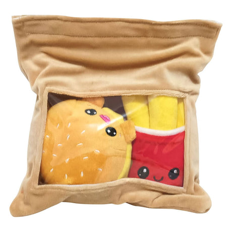 Yummis Together Plush Figures: 2 Pack Burger & Fries 21cm
