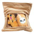 Yummis Together Sausage & Mustard Plush Figures 2-Pack in Take Away Bag