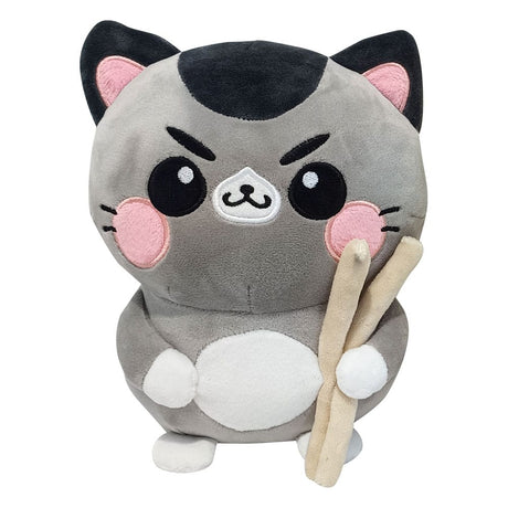 Official Funny Cat Plush Figure with Chopsticks, Joy Toy, 25cm