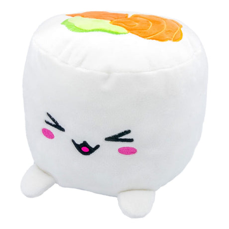 Plushi Plush Uramaki Sushi with Salmon Figure, 20 cm