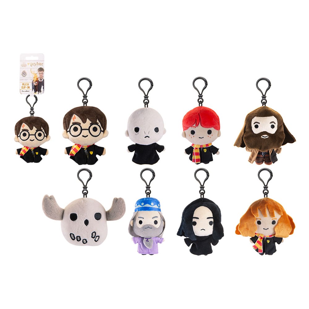 Harry Potter 10cm Assorted Clip-On Plush Figures (Set of 12)