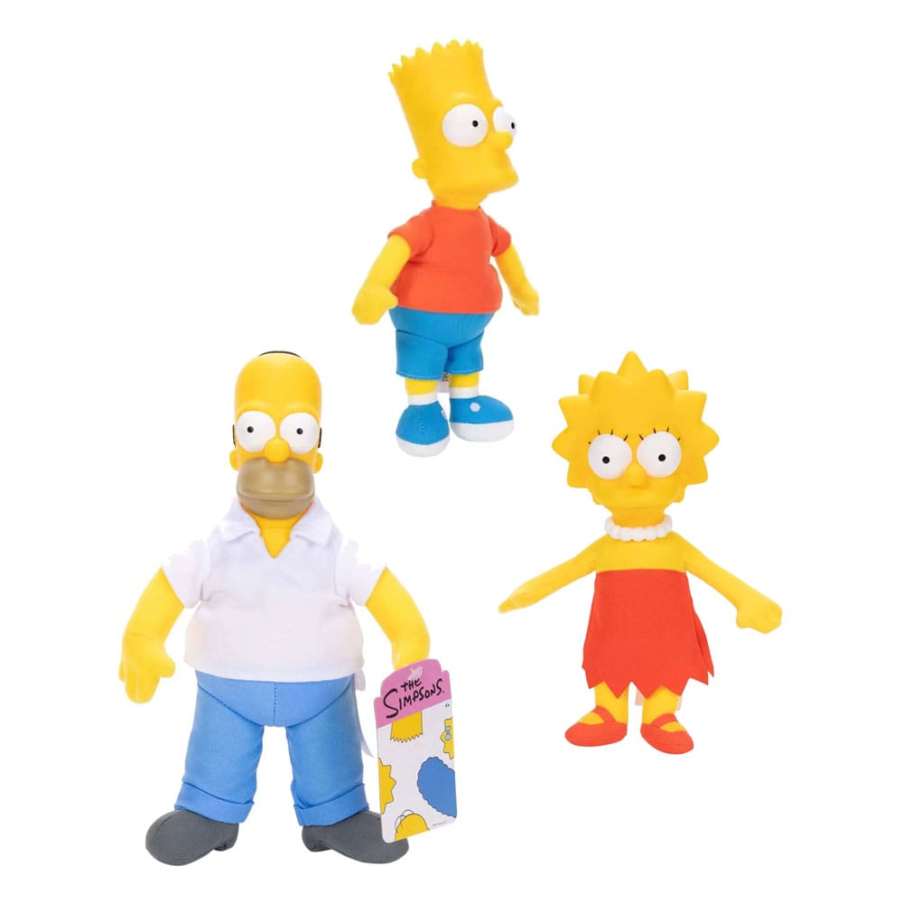 Simpsons Official Plush Figures 27cm by Jakks Pacific (Set of 8)