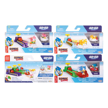 Sonic The Hedgehog Go-Go Mini Racer Set of 4 by Jakks Pacific