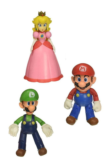 Nintendo Mushroom Kingdom Trio Action Figures - 10 cm