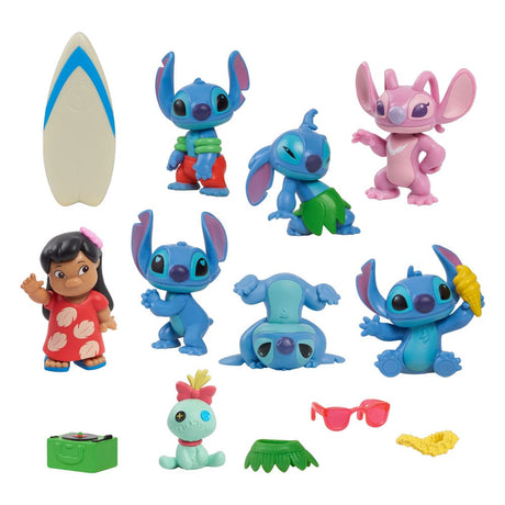 Lilo & Stitch Deluxe 8-Pack Mini Figure Set