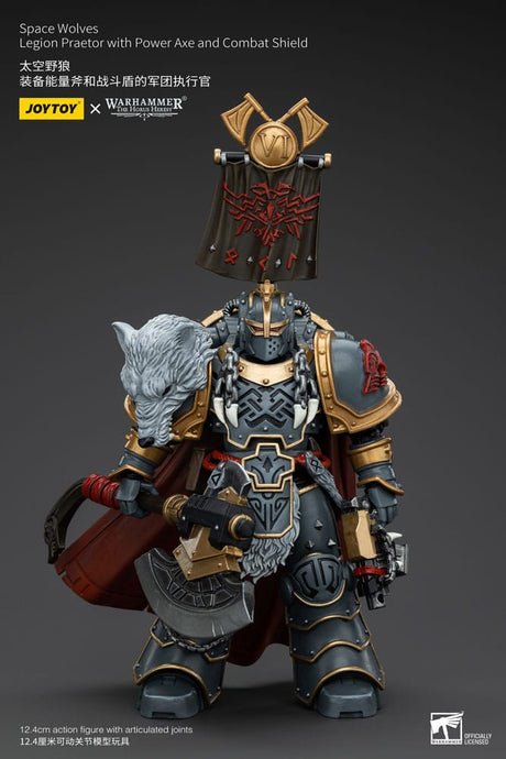 Warhammer Horus Heresy: Space Wolves Praetor Action Figure, 12cm