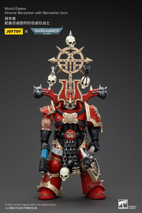 Warhammer 40K Joy Toy Action Figure - World Eaters Khorne Berzerker