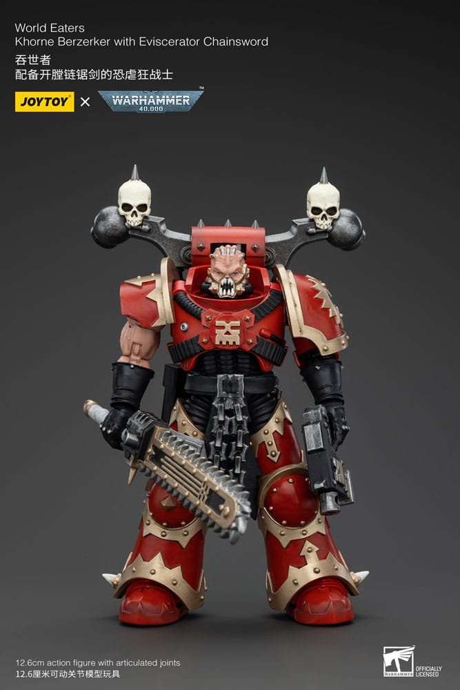 Warhammer 40k 1/18 Scale World Eaters Khorne Berzerker Action Figure
