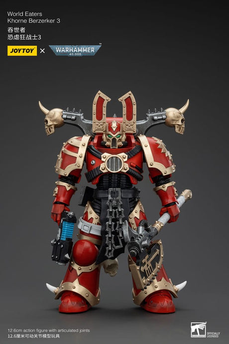 Warhammer 40k 1/18 Khorne Berzerker Action Figure by Joy Toy