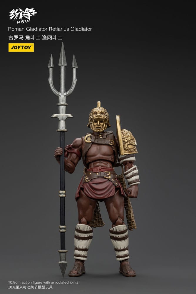 Strife Roman Gladiator Retiarius Action Figure by JOYTOY (1/18 Scale)