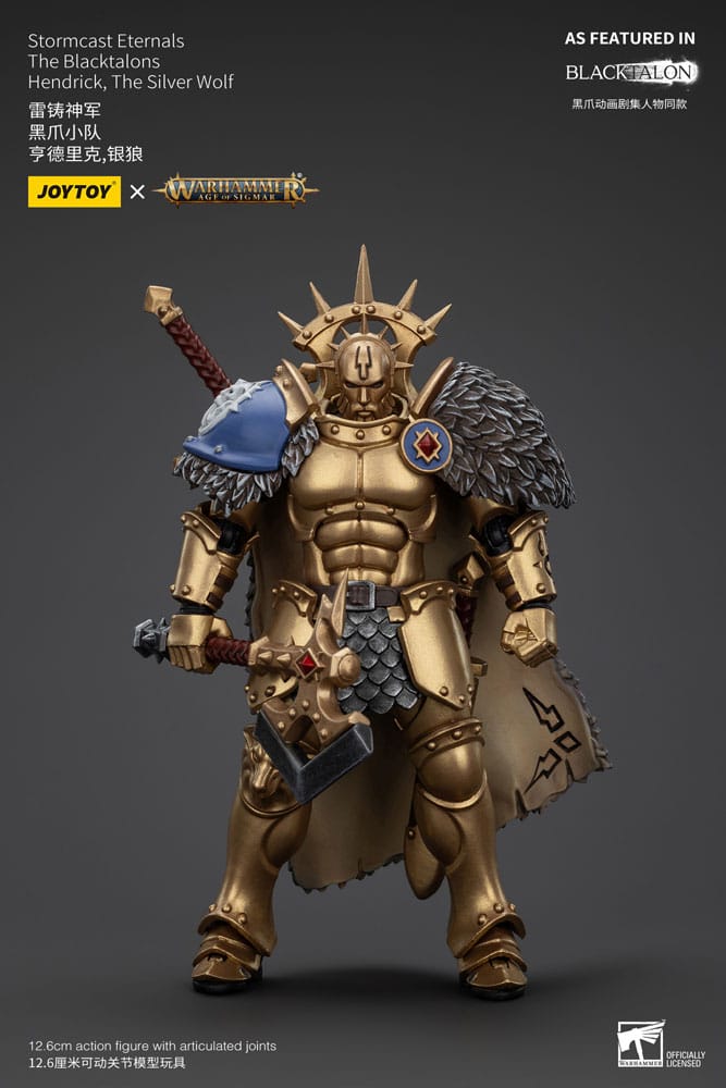Warhammer Age of Sigmar: Stormcast Eternals Blacktalons Hendrick Action Figure by Joy Toy