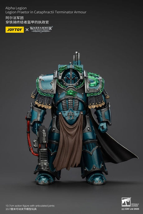 Warhammer Horus Heresy: Alpha Legion Praetor in Cataphractii Armour by Joy Toy