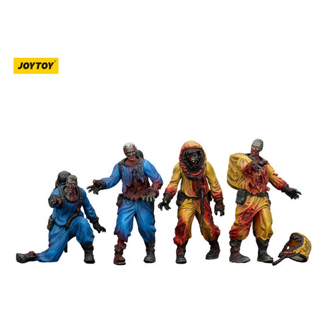 Zombie Dark Source Biochemical Lab Team Action Figures (4-Pack)