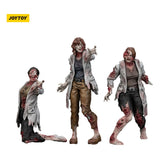 Joy Toy Zombie Dark Source Female Scientist Figures 3-Pack, 8 cm