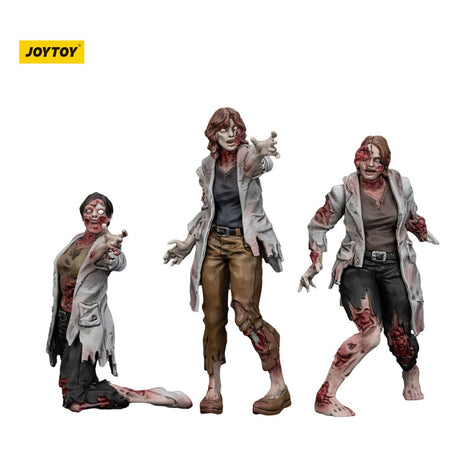 Joy Toy Zombie Dark Source Female Scientist Figures 3-Pack, 8 cm