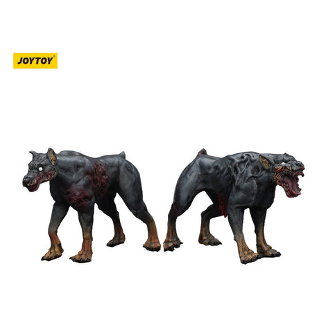 Joy Toy Zombie Police Dogs - Action Figures 2-Pack, 8 cm