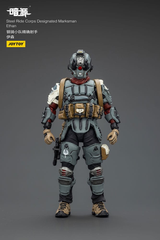 Steel Ride Corps Dark Source - Designated Marksman Ethan Action Figure (7 cm)