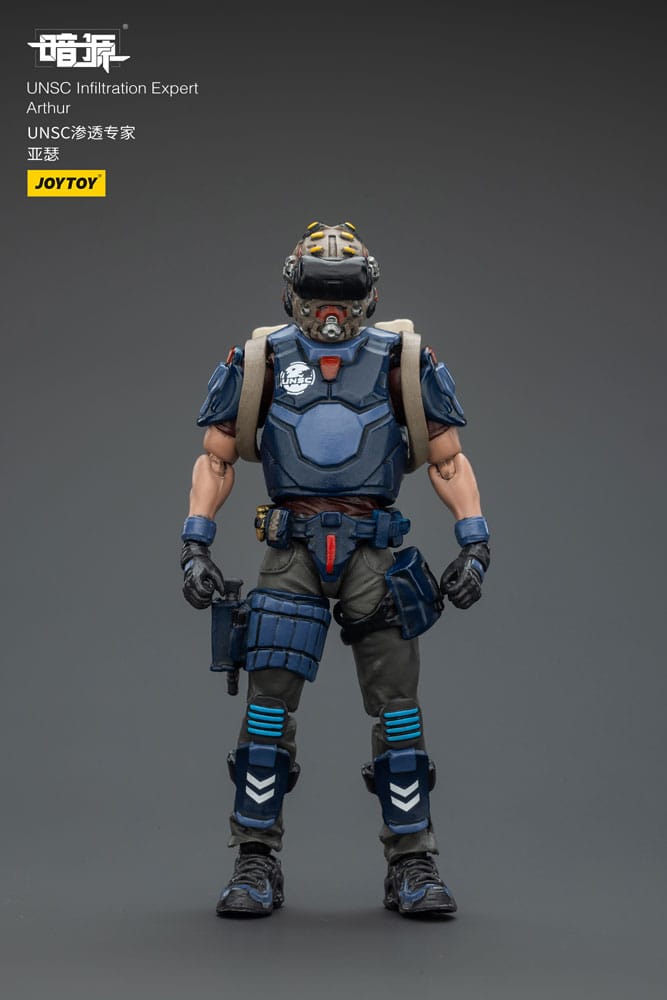 UNSC Dark Source Infiltration Expert Arthur 7 cm Action Figure