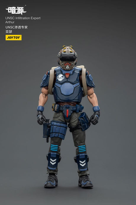 UNSC Dark Source Infiltration Expert Arthur 7 cm Action Figure