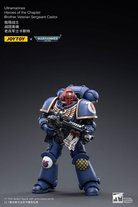 Warhammer 40k Ultramarines Hero 1/18 Scale Figure - Sergeant Castor 12cm