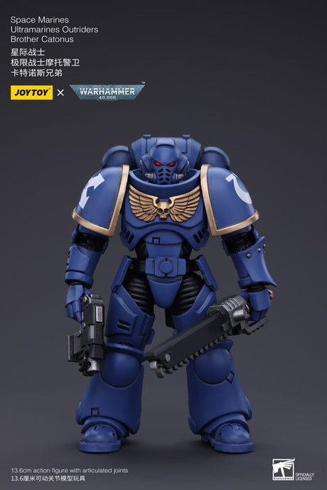 Warhammer 40K Ultramarines Outriders Brother Catonus Action Figure by Joy Toy
