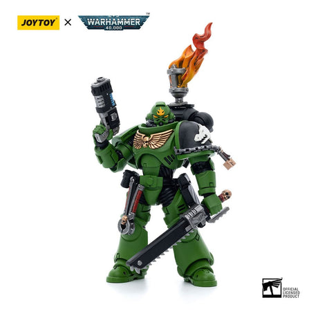 Warhammer 40k: Salamanders Intercessors Sergeant Tsek'gan Action Figure by Joy Toy
