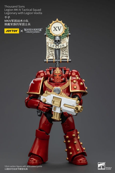 Warhammer: Horus Heresy 1/18 Thousand Sons Action Figure with Vexilla