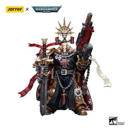 Warhammer 40k 1/18 Scale Black Templars High Marshal Helbrecht Action Figure by Joy Toy