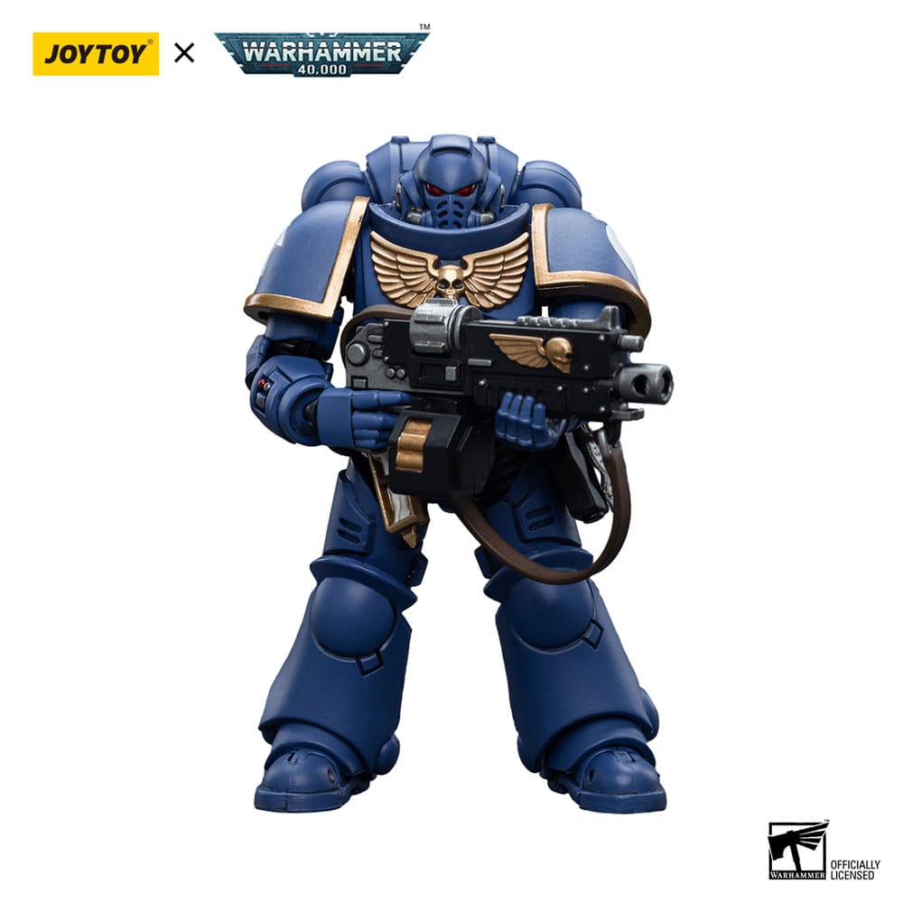 Warhammer 40K Ultramarines Intercessors Action Figure - Joy Toy (1/18 Scale)